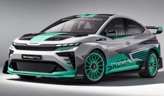 Skoda Enyaq RS Race concept - front 3/4